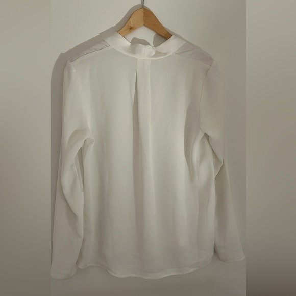 Aritzia Babaton Cream Long Sleeve Blouse - Picture 3 of 6
